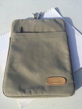 Canvaslife 13-13.3" Waterproof Laptop Sleeve – Gray Canvas – Shockproof